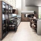 ar cucina Primavera legno con penisola e sgabelli offerta Sicilia Messina Catania 14